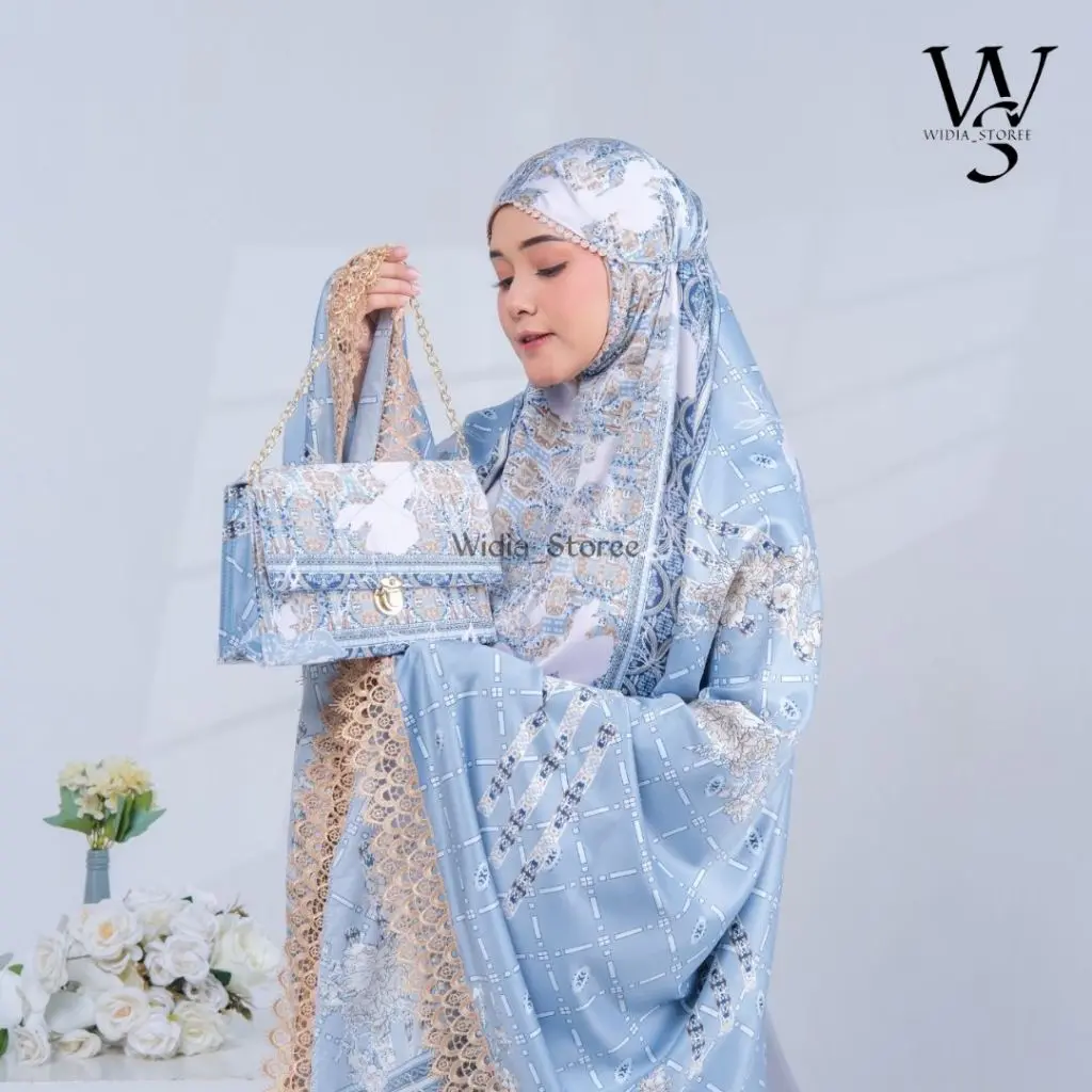Mukena Dewasa Silk Premium 2in1 series mewah