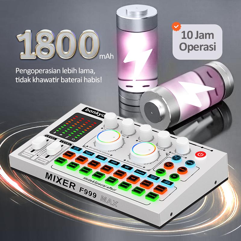 Bonkyo F999 Live Sound Card Live Mixer Periferal Komputer Untuk Audio Kartu Suara Karaoke Langsung HP PC Mac 5.1 channel surround Laptop Microphone Soundcard Metal Bonkyo F999 Live Sound Card Live Mixer Periferal Komputer Untuk Audio Kartu Suara Karaoke Langsung HP PC Mac 5.1 channel surround Laptop Microphone Soundcard Metal