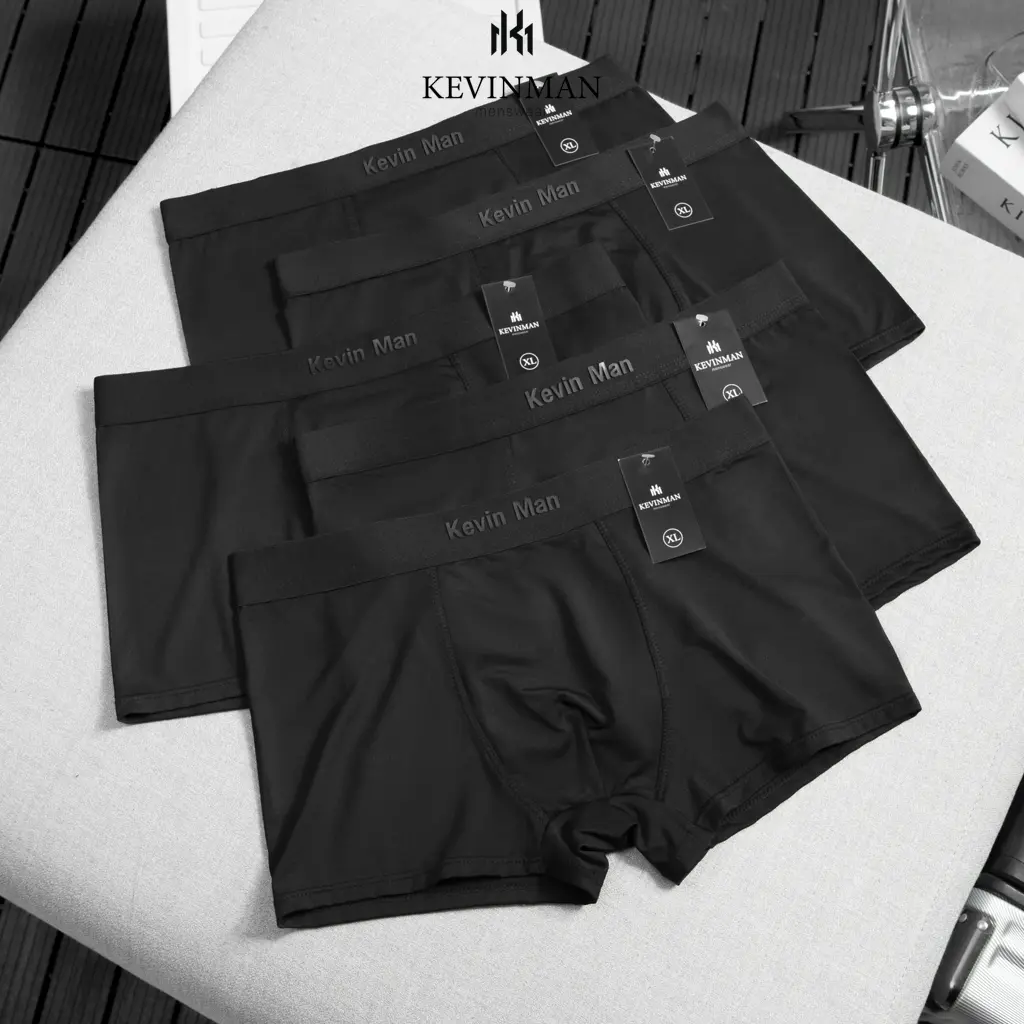 [Underwear] Combo 5 - 7 quần lót nam, quần boxer nam Kevin Man thun lạnh co giãn 4 chiều kháng khuẩn  - Kevin Man