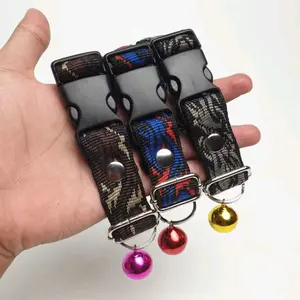 kalung loreng + lonceng untuk anjing cempe