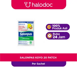 Salonpas Koyo 20 Patch - Plester Rasa Nyeri untuk Mengurangi Rasa Sakit