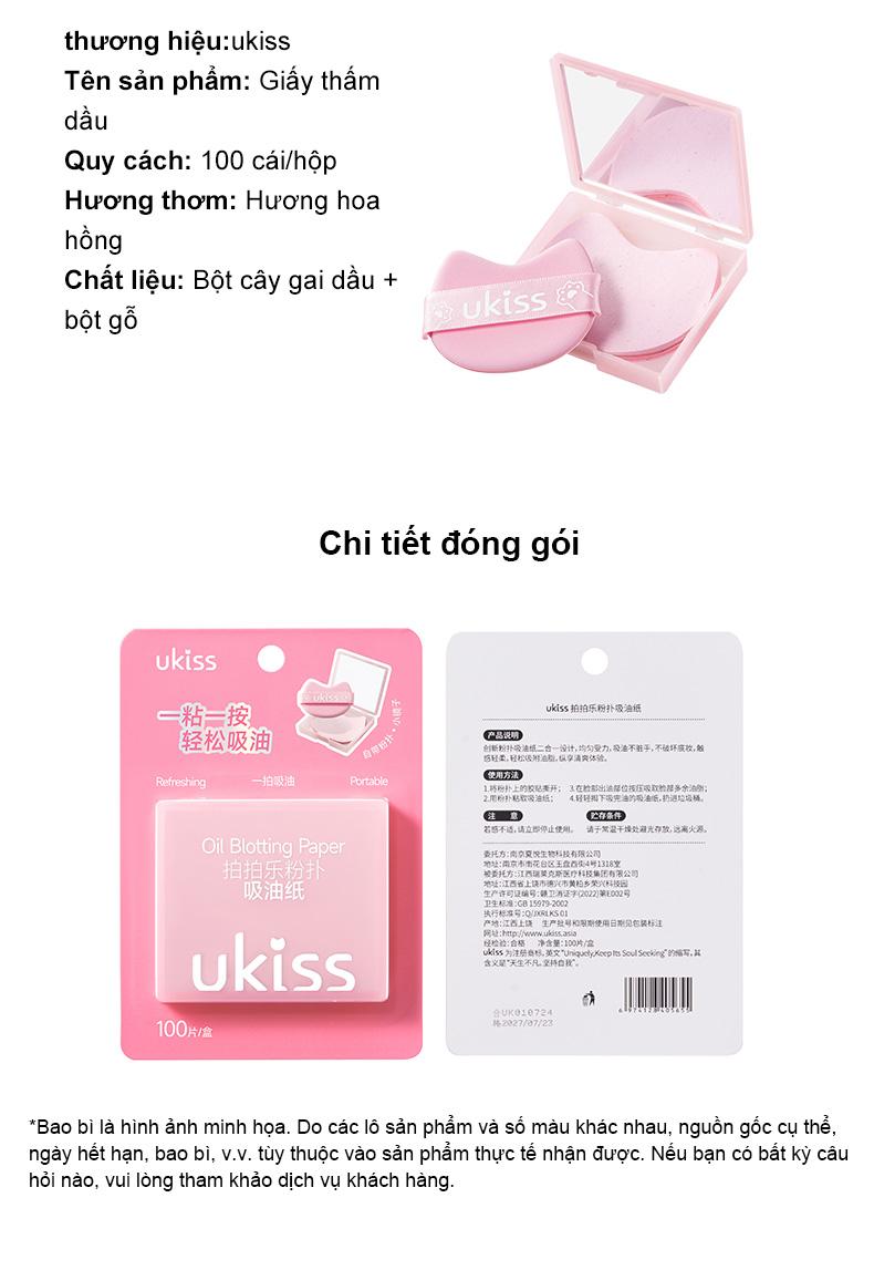 Product Introduction of UKISS Giấy Thấm Dầu Có Gương Kiểu Dáng Mèo Đáng Yêu Dụng Cụ Kiểm Soát Dầu Cầm Tay 100 Chiếc Thích Hợp Cho Phụ Nữ Trang Điểm Mỹ Phẩm Cosmetic 35