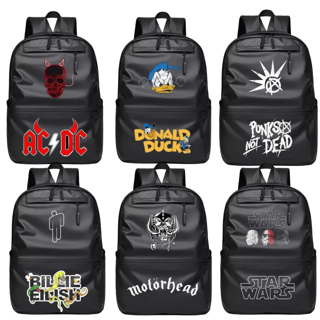 Daiisuke Tas ransel Pria backpack  tas gendong  sekolah Tas Distro Waterproof Kulit