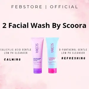 SCORA D-Panthenol/ Salicylic Acid Gentle Low pH Cleanser Face Wash Pembersih Wajah 100 ml Facial