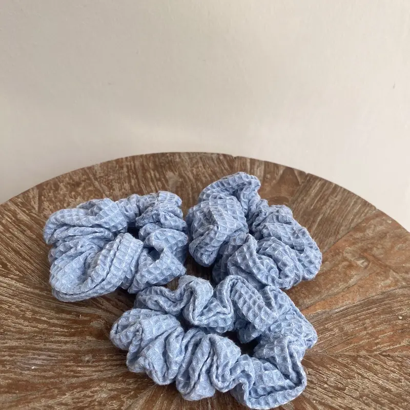 Waffle Scrunchies Cotton I ikat rambut 2
