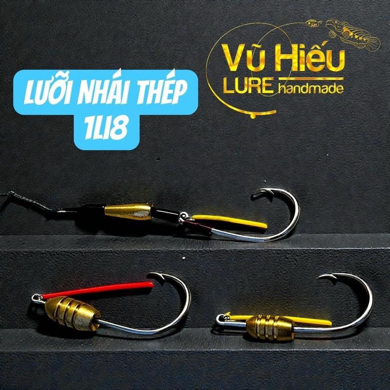 Lưỡi nhái thật thép 1li8 Vũ Hiếu chuyên trị cá nhỏ cá nhát câu cá lure fishing