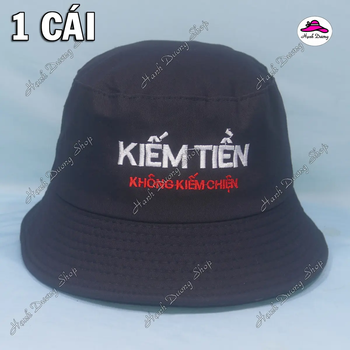 Nón Kiếm Tiền Không Kiếm Chiện thời trang cá tính cho giới trẻ, mũ bucket người lớn vòng đầu 57-58cm