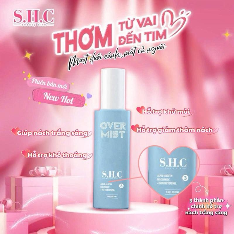 Xịt Trắng Nách SHC dành cho Nách