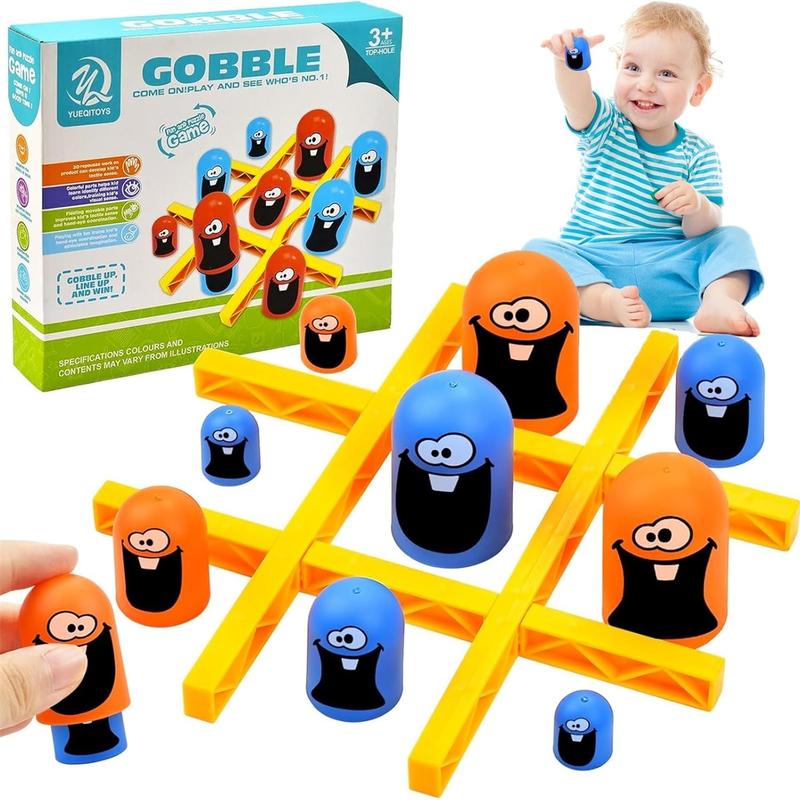 Gioco Del Tris 3D Grande Mangia Piccolo - Gioco Da Tavolo In Plastica Per 2 Giocatori, Regalo Educativo Per Bambini E Adulti, Ideale Per Serate In Famiglia - 5