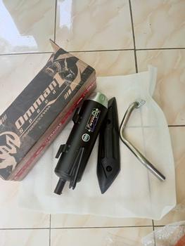 Product Review of Knalpot Original Omman Model Nmufler Emblem Suara Ngbas Adem Cocok Buat Beat Vario Mio Pcx Nmax Racing Motorcycle Tameng Foto from i**w 0