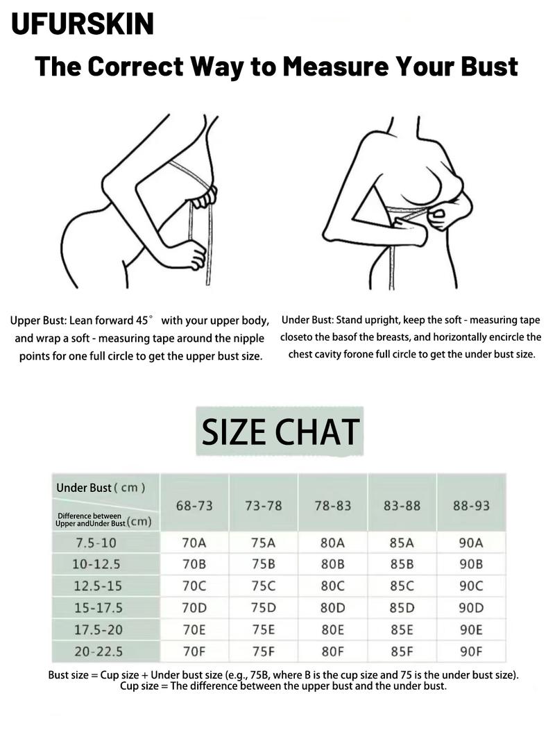 Product Introduction of 【UFURSKIN】34-44BCDE the new bra for women has no underwire adjustment bra womenswear lingerie comfort innerwear Topswomenswear lingerie women Lady comfort basic Adjustable Breathable Essential Fabric Fashion Soft --- R85 0
