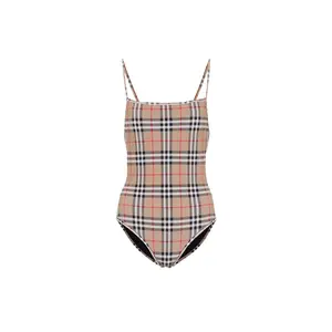 Bonsoir Delia vintage check swimsuit