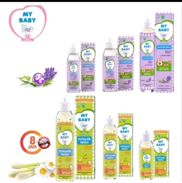 ( 3 pcs my baby 150 ml ) minyak telon Ukuran Jumbo,aman dari gigitan nyamuk 4