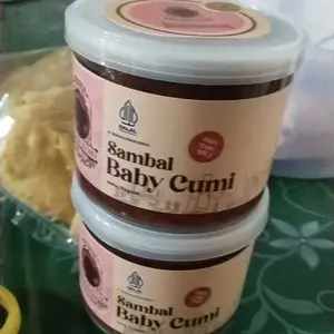 Sambal Baby Cumi DAPOER KUNO [150 Gram] - Lauk Seafood babycumi halal SPP-IRT Organic