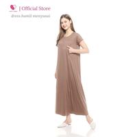 Gambar Home Dress Busui Friendly Bukaan Kanan Kiri | Maternity Nursing Dress - Frappucino dari Baju Hamil Menyusui Happymomma Kota Tangerang Selatan 5 Tokopedia