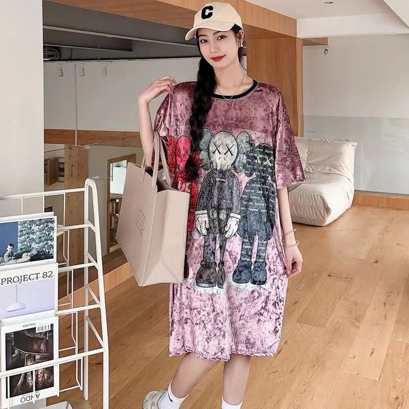 DRES VELVET BLINK-BLINK IMPORT | BEST SELLER OVERSIZE/JUMBO | MOTIF 01-05/10 3