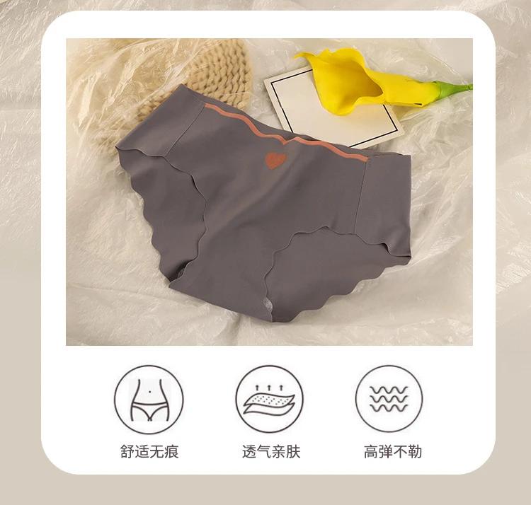 Product Introduction of 3PCS Lot Sexy Ice Silk Panties Women Middle 10
