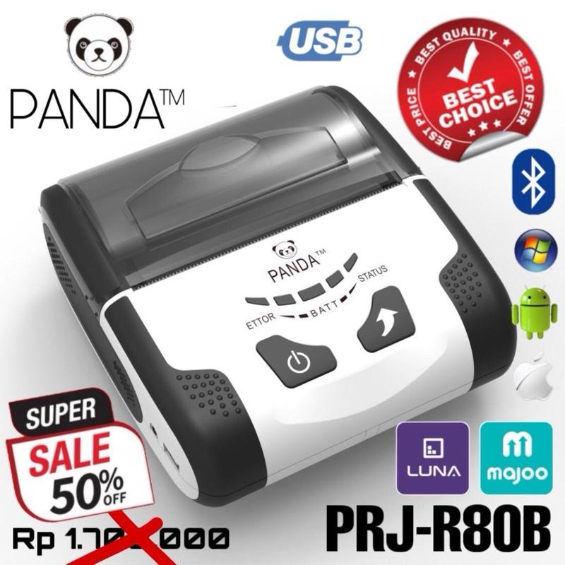 PANDA PRINTER Bluetooth PPOB/KASIR THERMAL 80MM PANDA PRJ-R80B ANDROID (USB+BLUETOOTH) Portable Charger
