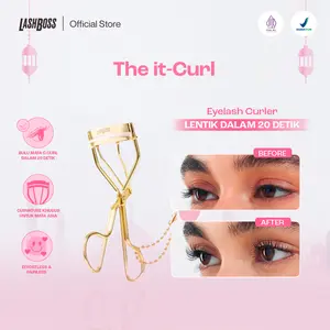 LashBoss itCurl Eyelash Curler/Penjepit Bulu Mata | Alat Make Up | Beauty Tools | Pelentik Bulu Mata