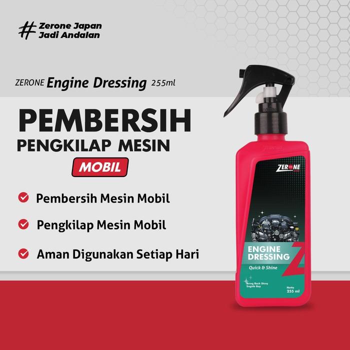 Gambar Engine Dressing Zerone Japan Pembersih Mesin Cairan Perawatan Pengkilap Ruang Mesin Mobil Car Motor 255 ml dari Zerone Japan Store_NEW Kota Depok Tokopedia