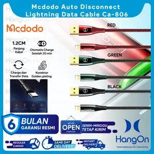 Mcdodo Auto Power Off Lightning Data Cable 1.2M Kabel CA-806