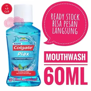 COLGATE Mouthwash 60ml No Alcohol No burning Taste