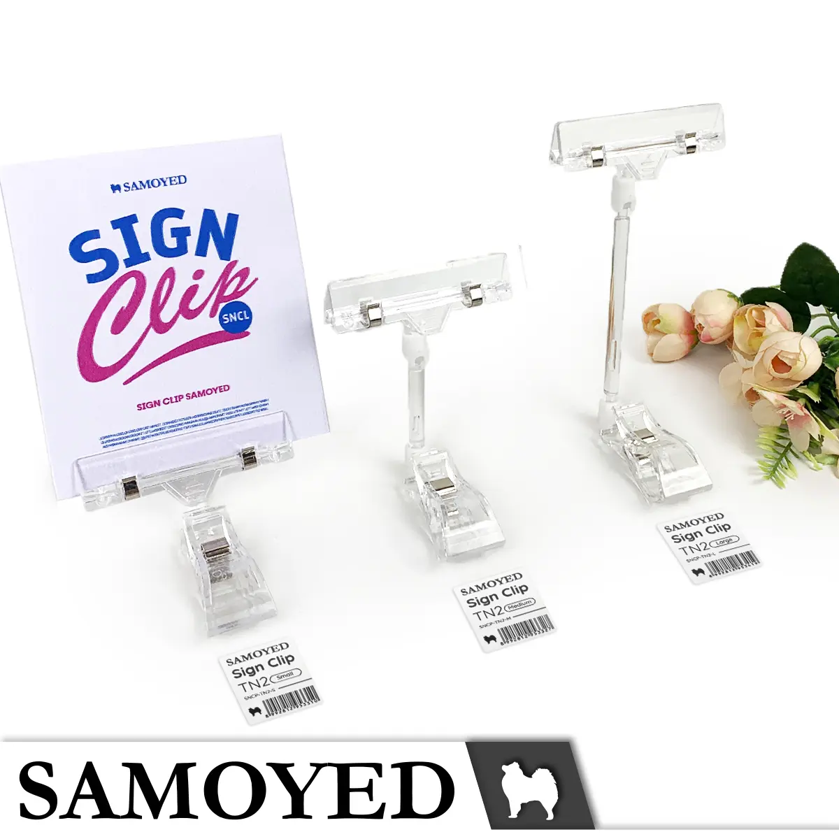 SAMOYED SNCL-TN2 Klip / Penjepit / Jepitan Label Produk / Harga / Promo / Obral / Price / Advertising / Sale Sign / Tag / Display / Label Clip / Holder / Hanger