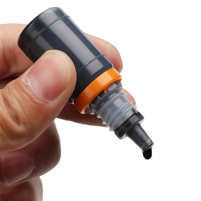 8ml 9 Color Hot Useful Inkpad Oil DIY craft Flash Refill Ink Photosensitive Seal Stamping Machine Scrapbooking 3