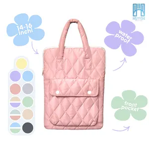 HUTCH TULA Laptop Sleeve Puffy Diamond Quilted Bag Tas Laptop 13 - 15,6 INCH / Tas Laptop / Pelindung Laptop