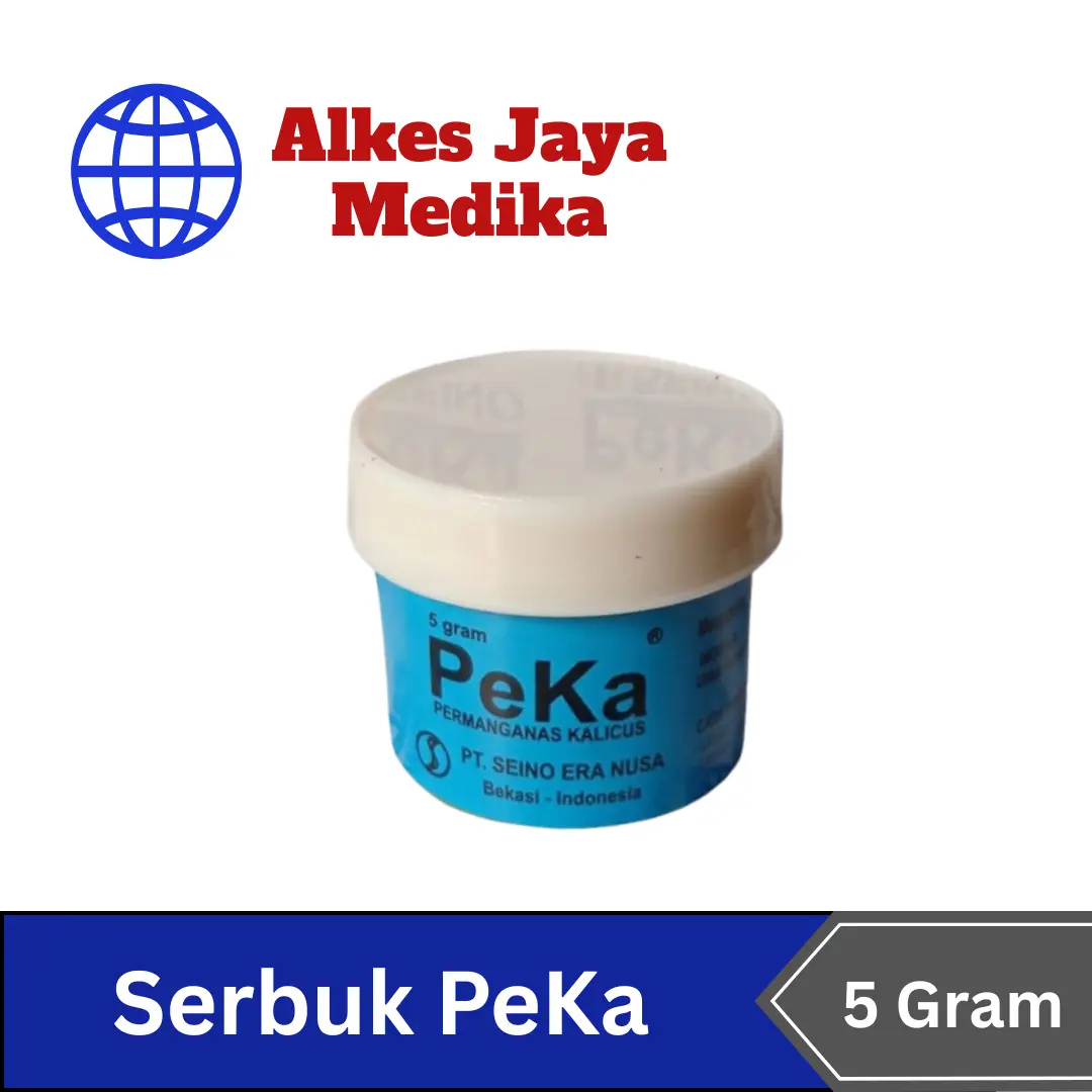 Serbuk PK (PeKa) 5gr - Obat Kulit Permanganas Kalicus untuk Infeksi Jamur Kutu Air