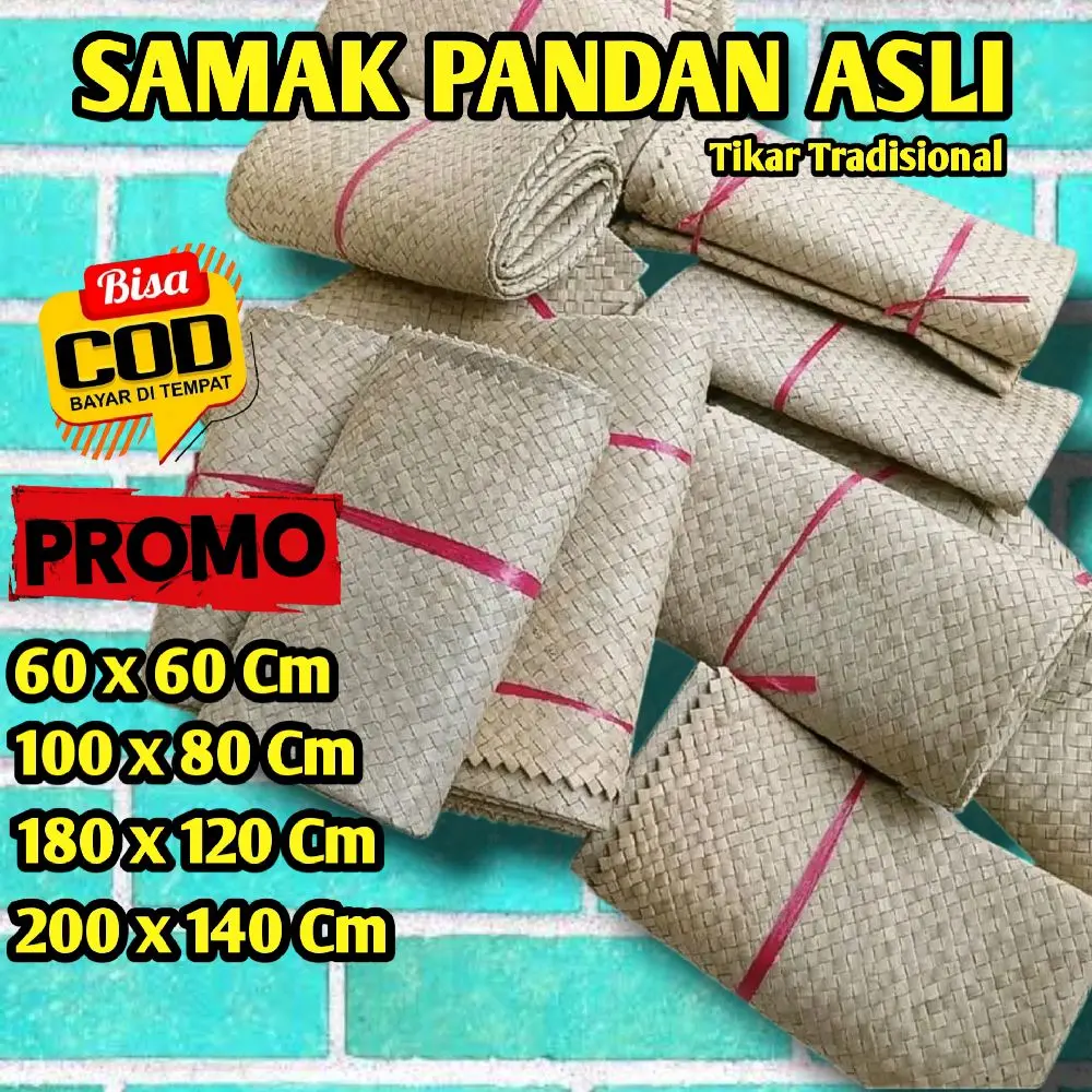 Tikar / SAMAK PANDAN / TIKAR JENAZAH / KLASA MAYIT / Samak Asli Daun Pandan Termurah
