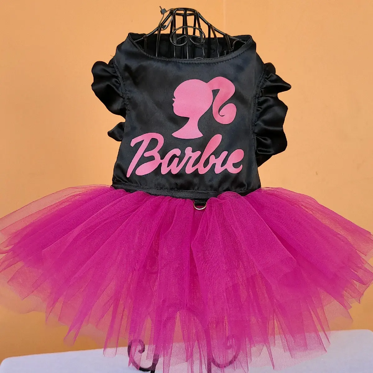 Baju Kucing dan anjing gambar Berbie Model Rok tutu