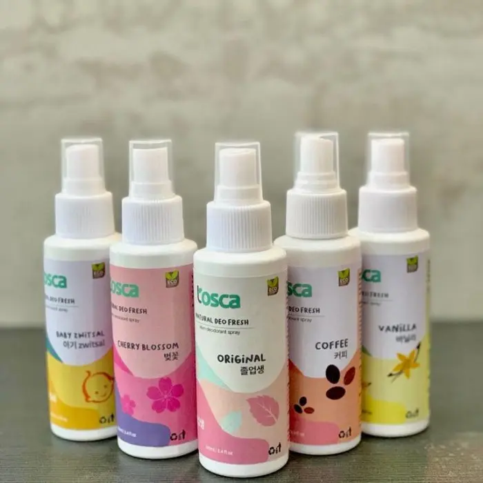 Natural Deodorant Spray 100ml by Tosca
