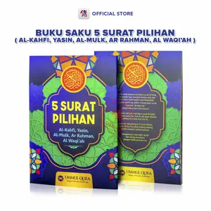 Buku Saku Lima Surat Pilihan (Al-Kahfi, Yasin, Al-Mulk, Ar-Rahman & Al-Waqiah) Soft Cover / Ummul Qura / AQWAM - AQW