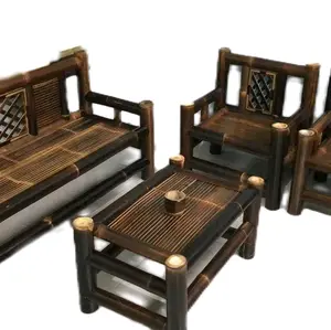 kursi bambu hitam berkualitas