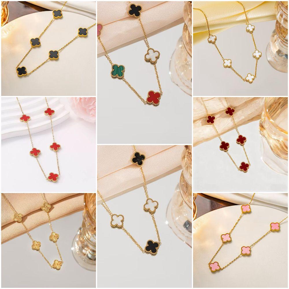 Kalung Wanita Titanium Motif Bunga Anti Karat Dengan Pilihan Warna Cantik Dan Desain Elegan Kalung Wanita Titanium Motif Bunga Anti Karat Dengan Pilihan Warna Cantik Dan Desain Elegan