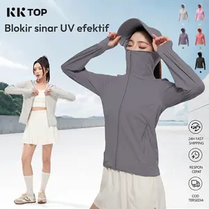 KKTOP Jaket Anti UV Premium Jaket Olahraga Wanita UPF50+ (J006-4254)