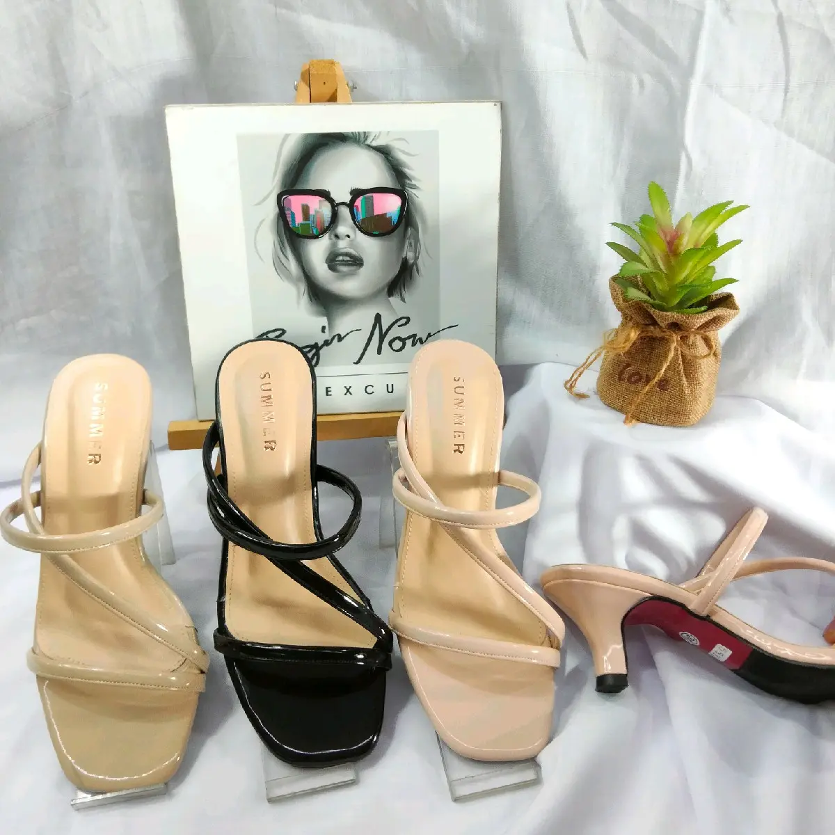 jenny Heels- Wiharja Shoes,Insole Official-Summer Heels