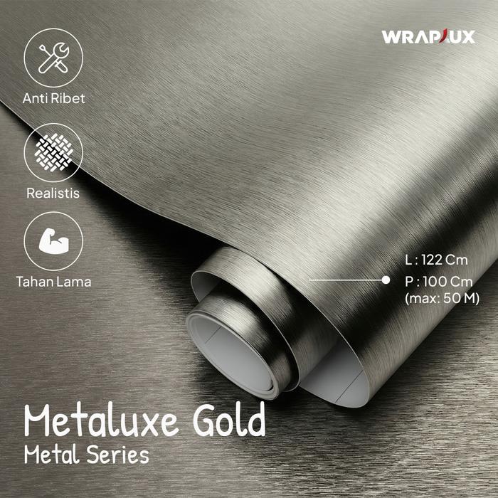 Promo Sticker PVC Metaluxe Gold – Anti Air & Realistis | Pelapis ...