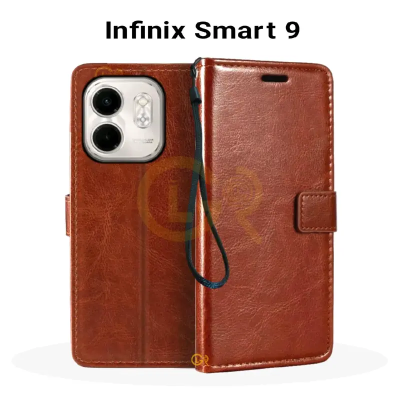 Case Untuk Hp Infinix Smart 9 | 9 HD | X6532 | X6532C Casing Flip Cover Dompet Kulit Buka Tutup Standing Untuk Ponsel 0