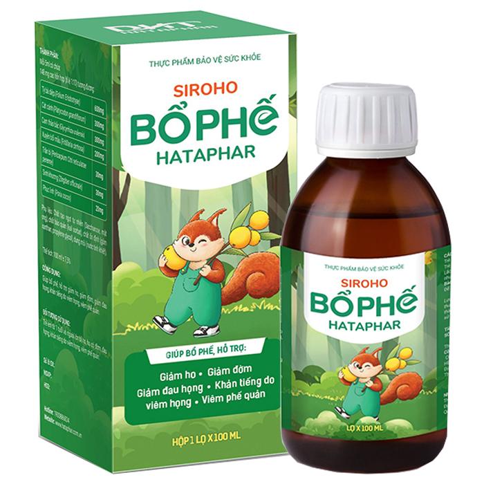 Siroho Bổ Phế Hataphar - Hỗ trợ giảm ho, long đờm, giảm đau họng, khản tiếng do viêm họng, viêm phế quản (lọ 120ml) 3