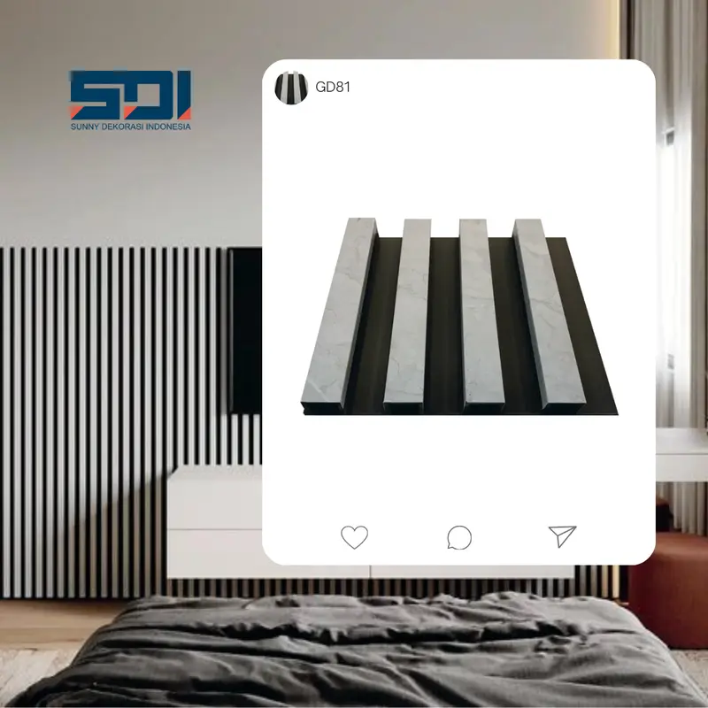 Wall panel WPC UKURAN 95 CM x 16 CM Wood panel PVC | Seri SD 2