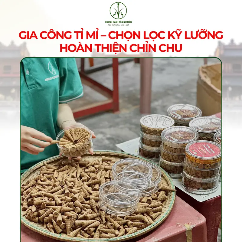 [TẶNG LƯ XÔNG GỐM] Nụ Trầm Hương Tân Nguyên Hộp Nắp Nhôm 40 Viên, Trầm Sạch Huế Nguyên Chất Tự Nhiên OCOP 4 Sao - Thơm Tự Nhiên, Thư Giãn, Xông Phòng, Dùng Cúng, Thiền, Khử Mùi, Thanh Lọc Không Khí, Dễ Ngủ, Tĩnh Tâm, Khử Ẩm Mốc, Dầu Thơm Phòng 5