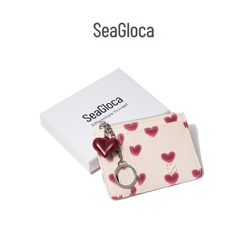 Túi Đựng Thẻ, SeaGloca, Hàng Mới Về Cho Ngày Lễ Tình Nhân, Ví Tiền Xu Giới Hạn, Đồ Trang Trí Treo Tình Yêu, Dành Cho Phụ Nữ, No 02