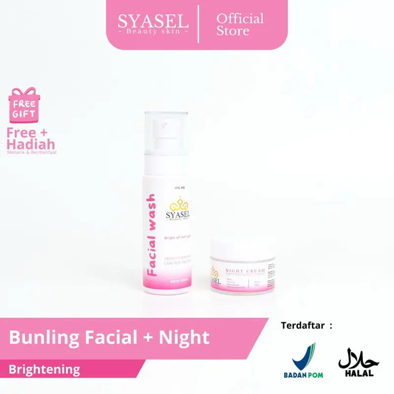 Facial Wash + Night bright