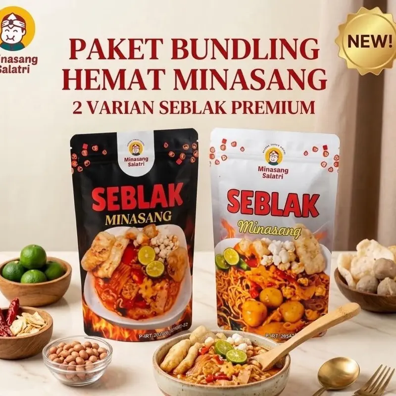 2PCS BUNDLING PREMIUM SEBLAK MURAH MINASANG SALATRI - Shop | Tokopedia