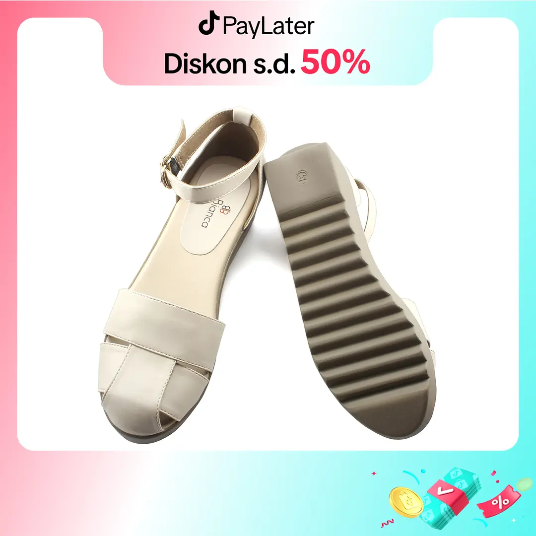 Le Bianca 211 22-01 Sepatu Wedges Wanita Tertutup Trendy heels hitam shoes high