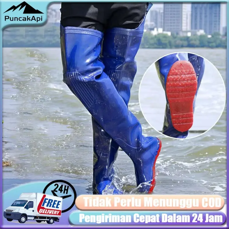 SEPATU BOOT DORENG 80CM DAN BIRU TUA 80 CM TAHAN AIR 7