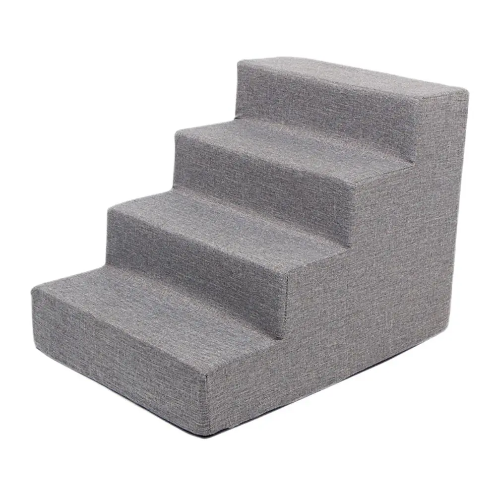 Dog Stairs Ladder Pet Ramp Climbing Washable Step Stairs Non Slip for Indoor