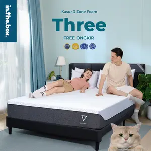 [Free bantal] Kasur IN THE BOX Three Hybrid Busa Airwave - FREE Bantal | Ukuran 90x200, 100x200, 120x200, 140x200, 160x200, 180x200, & 200x200